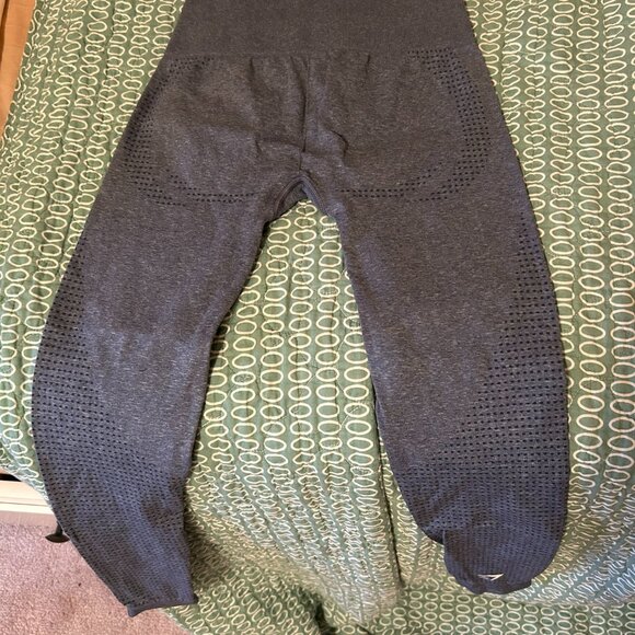 Gymshark Vital Seamless 2.0 Leggings Evening Blue Marl - Picture 5 of 5